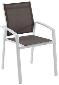 Komplet aluminiowy BERGAMO I. 1+10 (biały)