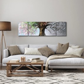 Obraz - Drzewo czterech pór roku (170x50 cm)