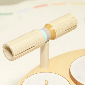 AIYAPLAY Zestaw Instrumentów Muzycznych 4-w-1 dla Dzieci z Bębnami, Ksylofonem i Perkusją – Montessori Zabawka Edukacyjna dla Dzieci od 2 Lat | Aosom PL