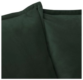 Ciemnozielona aksamitna sofa 138 cm Juli – Ropez