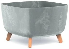 Doniczka GRACIA SQUARE BETON EFFECT 39 cm, szary