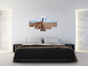 Obraz - Zmyte przez morze (125x70 cm)