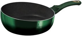Aluminiowy wok w zielonym metalicznym kolorze 26cm P9-M16