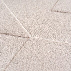Kremowy dywan odpowiedni do prania 140x200 cm Pompei 1613 – Ayyildiz Carpets