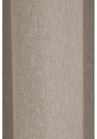 Brązowa zasłona 135x245 cm Len Uni – Sehlbach