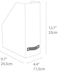 Kartonowy organizer na dokumenty Estelle – Bigso Box of Sweden