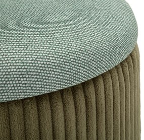 Zestaw puf ze schowkiem BOLZANO, Ø 38 cm, Ø 32 cm