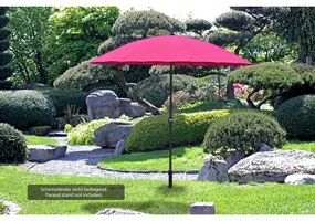 Różowy parasol ogrodowy ø 255 cm – Garden Pleasure