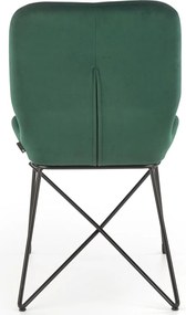 Designerskie krzesło z niskimi podłokietnikami K454 Halmar