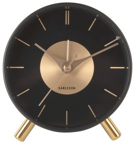 Budzik ø 11 cm Gold Disc – Karlsson