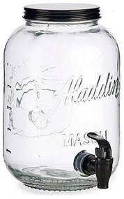 Szklany słój na napoje ALLADIN 3,8L