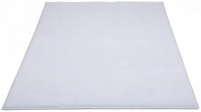 Dywan pluszowy Catwalk biały 80 cm x 150 cm