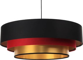 Trójkolorowa lampa wisząca glamour do salonu - S460 C8-W78