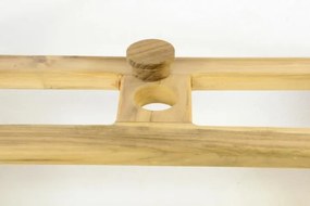 Stół ogrodowy wykonany z drewna tekowego DIVERO - 120/170 cm