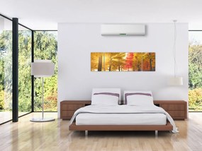 Obraz jesiennych drzew (170x50 cm)