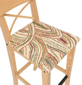 Pokrowiec na krzesło barowe Ingolf z tapicerowanym siedziskiem