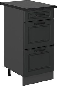 Szafka dolna do kuchni antracytowy domek wiejski 40x60x81.6 r-line