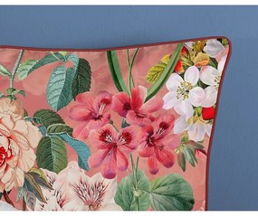 Pomarańczowa pościel dwuosobowa z satyny bawełnianej 240x220 cm Amalia – Descanso