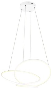 Biała lampa wisząca LED ze ściemniaczem Darvin – Trio