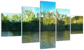 Obraz - jezioro (125x70 cm)