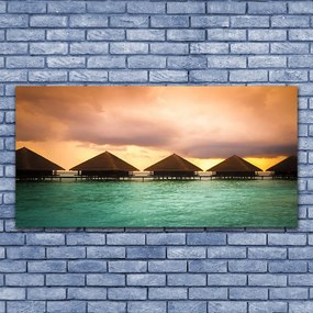 Obraz na płótnie Dom nad Lazurową Wodą