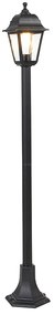 Zewnetrzna Klasyczna latarnia czarna 122 cm IP44 - Capital klasyczny/Antyczny Oswietlenie zewnetrzne