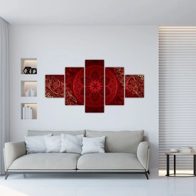 Obraz - Złote mandale (125x70 cm)