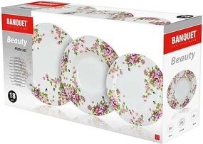 Banquet Beauty 18-częściowy zestaw stołowy