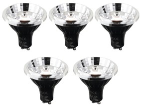Zestaw 5 żarówek LED GU10 z 3-stopniową regulacją jasności Kelvin 70mm 6W 500 lm 2200 - 3600K
