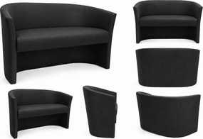 Sofa CLUB tapicerowana tkanina Eko-skóra : Kolor tkaniny - EKO-SKÓRA - 1D, Typ tkaniny - Eko-skóra