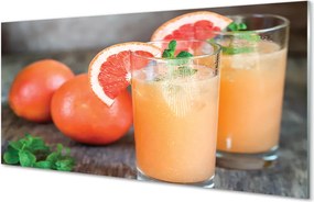 Szkło Ozdobne do Kuchni Cytrusowy Koktajl Grejpfrutowy