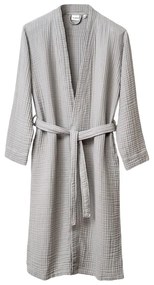 Szary szlafrok muślinowy w rozmiarze S/M Kimono – Foutastic