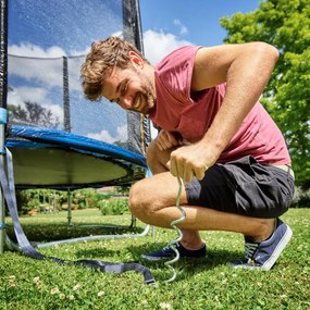 Zestaw kotew do ziemi, 4 sztuk, 42,5x8,5cm, srebrna Monzana