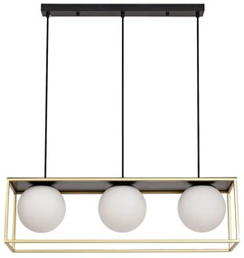 Lampa sufitowa Czarno Złota APP1164-3CP