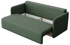 Zielona rozkładana sofa 220 cm Chaum – Rodier