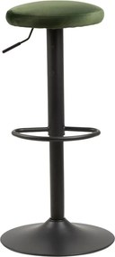 Hoker z welurowym siedziskiem Finch Vic forest green