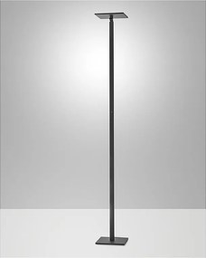 Ideal - Regulowana czarna lampa podłogowa LED z metalu wys. 180 cm Fabas Luce - Zintegrowane oświetlenie LED 35 W CCT (3000K 4000K 5000K 6000K)