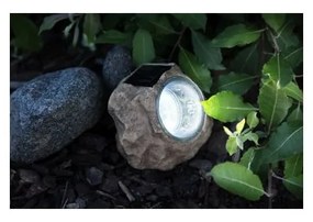 Solarna lampa ogrodowa LED Star Trading Rocky, wys. 11 cm
