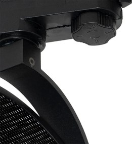 Nowoczesny reflektor szynowy 3-fazowy czarny - Master 111 Honey