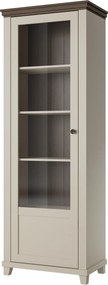 Witryna EVANDRO 200 x 71 cm Stojąca, Nowoczesna witryna do salonu, Beżowy