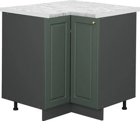 Szafka narożna green gold country 80.5x60x82 fame-line