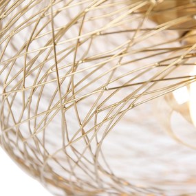 Inteligentna lampa sufitowa złota owalna z WiFi G95 - SarellaDesignerski Oswietlenie wewnetrzne