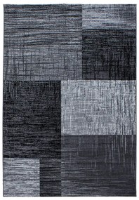 Dywan nowoczesny Plus prostokąty szaro-czarny 140 cm x 200 cm