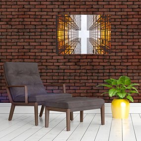 Obraz drapaczy chmur (70x50 cm)