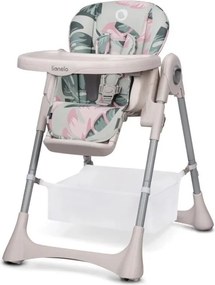 Lionelo - Dziecięce krzesełko do karmienia ZANNA beżowe