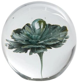 Szklany obciążnik do papieru (wysokość 8 cm) Flower – Light &amp; Living