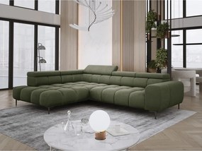 Narożnik PLAZA L Lewostronny z elektryczną regulacją siedziska w tkaninie APHRODITE 12 WERSAL