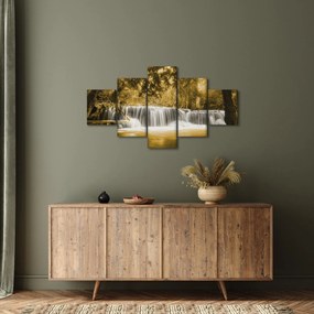 Obraz - Wodospad, vintage (125x70 cm)