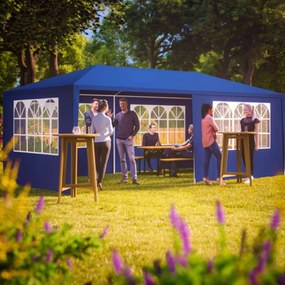 Namiot imprezowy NEAPOL, 3x6m, niebieska Jurhan