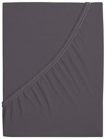 4Home prześcieradło jersey Mako antracyt, 180 x 200 cm
